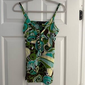 INC International Concepts Green and Brown Camisole